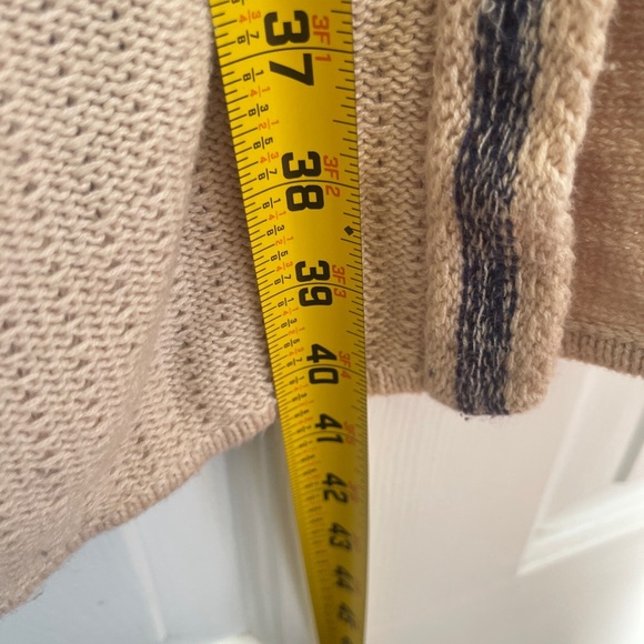 Curations Caravan Sweater Knit Vest Oatmeal Xl Boho Beachy Lagenlook - Picture 9 of 9
